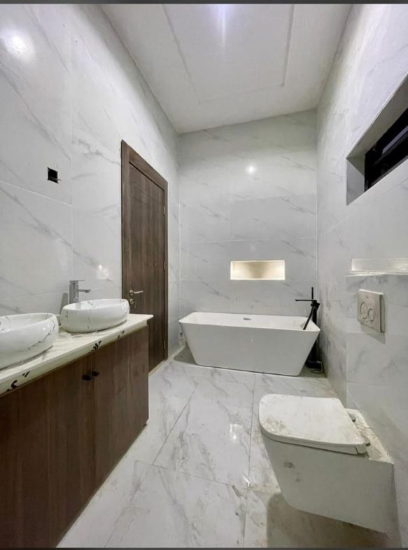 Brand New 5 Bedroom fully detached duplex with a bq
